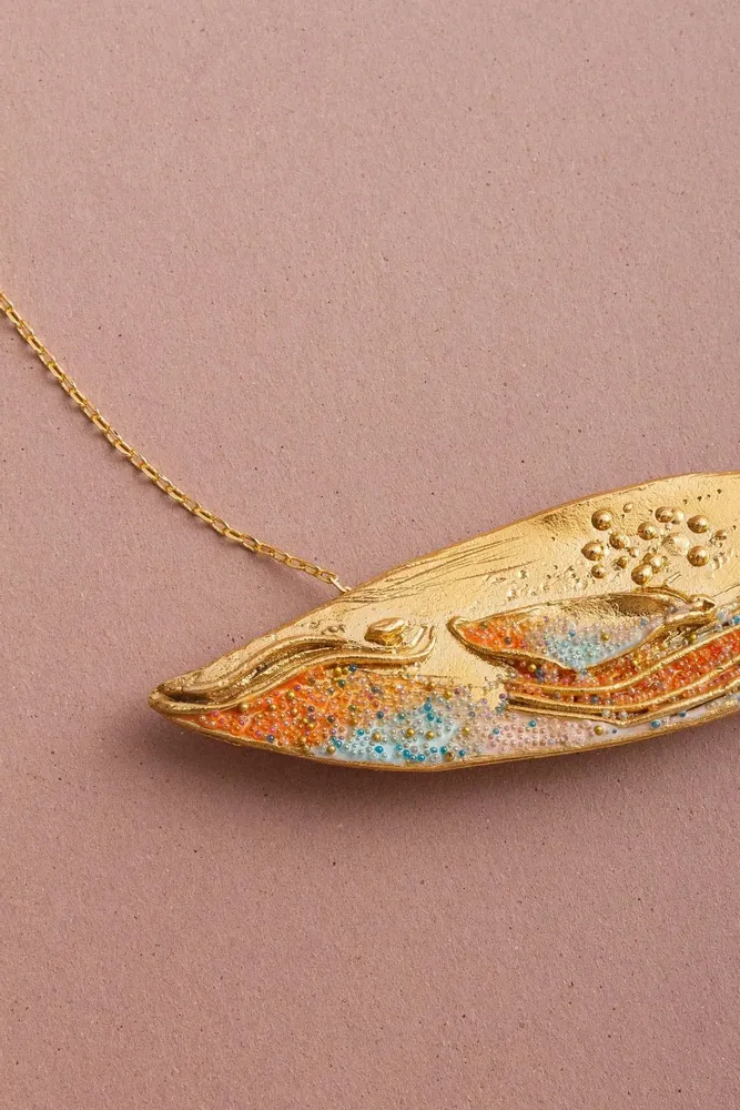 Jewelry - Amalia Whale Necklace - CÂPÂ JEWELRY