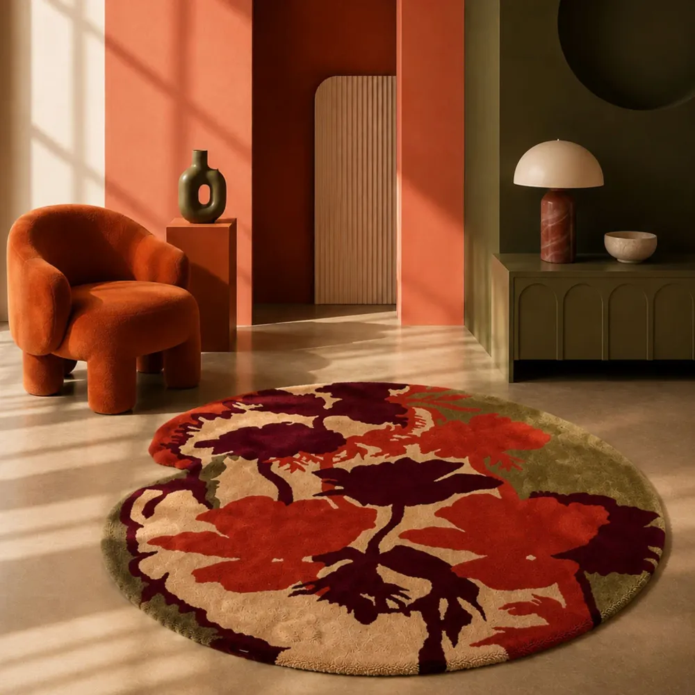 Contemporary carpets - Contemporary artistic carpet — UNIQUE PIECE — MEMENTO III. - ATELIER SAGRADO