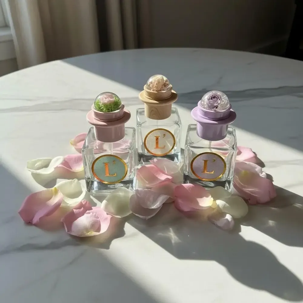 Diffuseurs de parfums - Diffuseur de parfum rotatif   "la vie en rose" - L COLLECTIONS PARIS