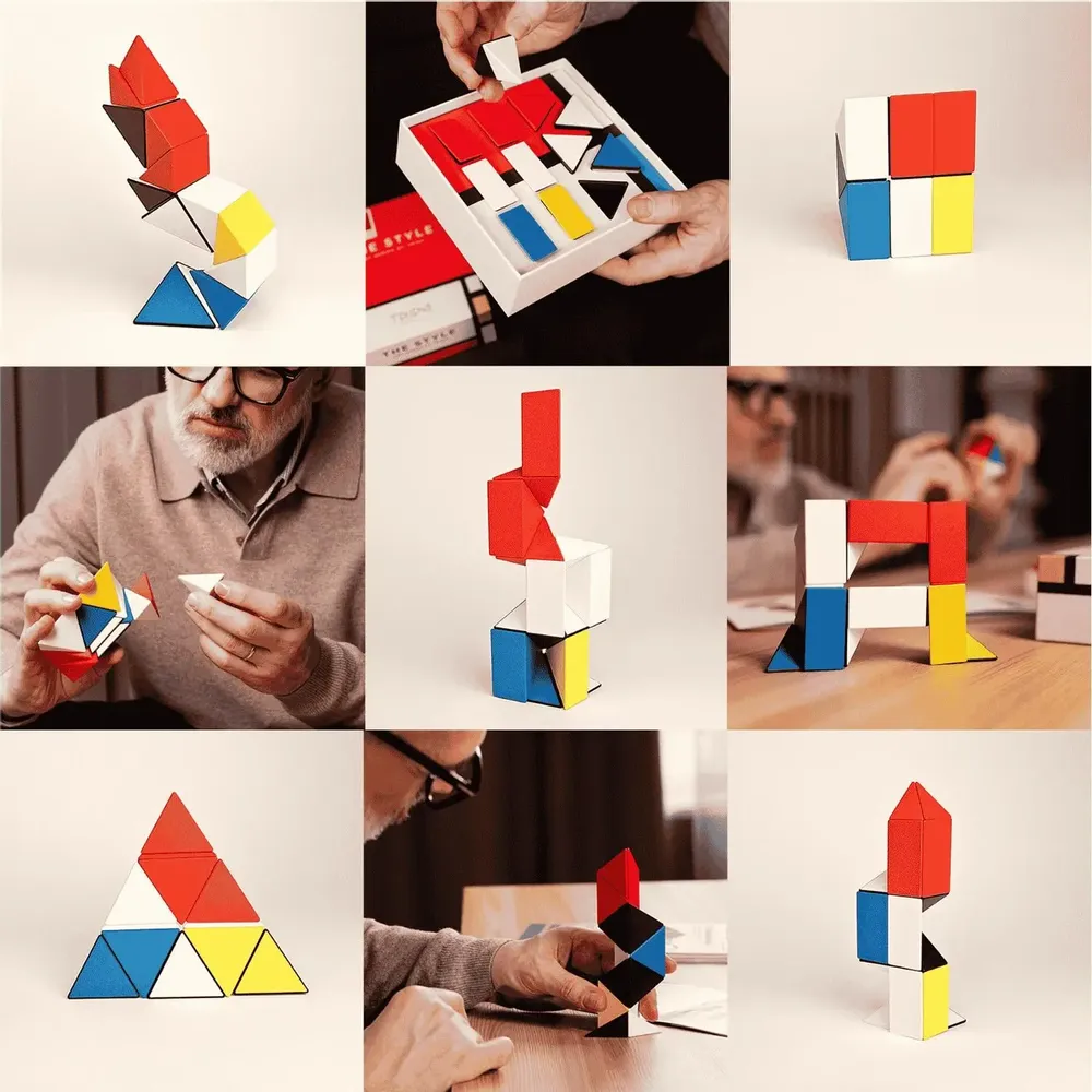 Jouets enfants - Blocs magnétiques "The Style" - TRIDO