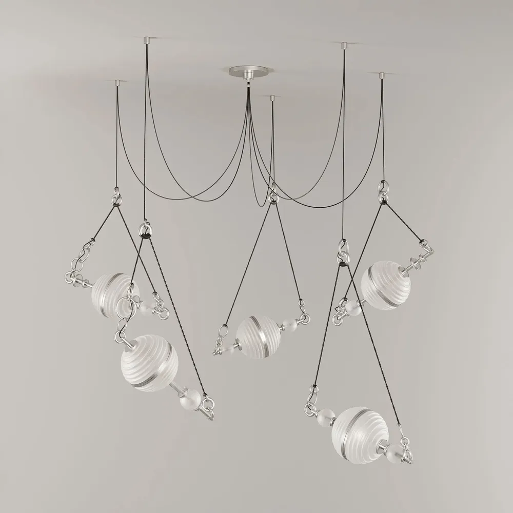 Suspensions - Saturn Suspension Lamp Handmade by Creativemary - CREATIVEMARY