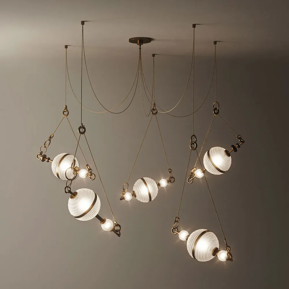 Suspensions - Saturn Suspension Lamp Handmade by Creativemary - CREATIVEMARY