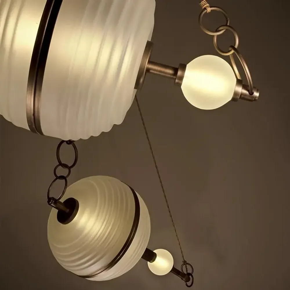 Suspensions - Saturn Suspension Lamp Handmade by Creativemary - CREATIVEMARY