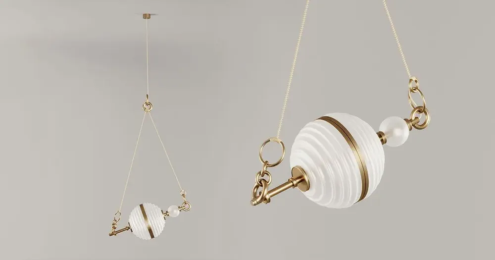 Hanging lights - Saturn Pendant Lamp Handmade by Creativemary - CREATIVEMARY
