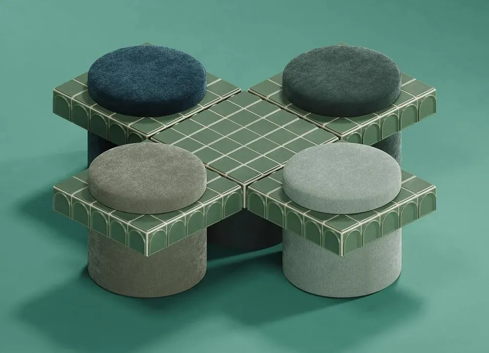 Tabourets - Enigma II Stool Handmade by Malabar - MALABAR