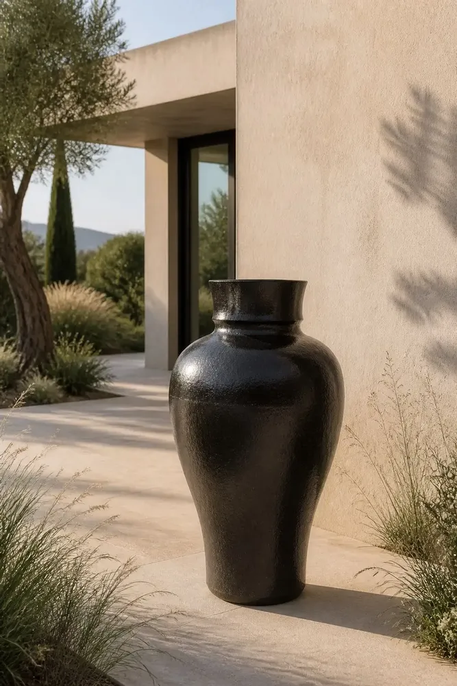 Flower pots - AMPHORA III – Monumental Contemporary Glazed Amphora - CERAMIC FACTORY