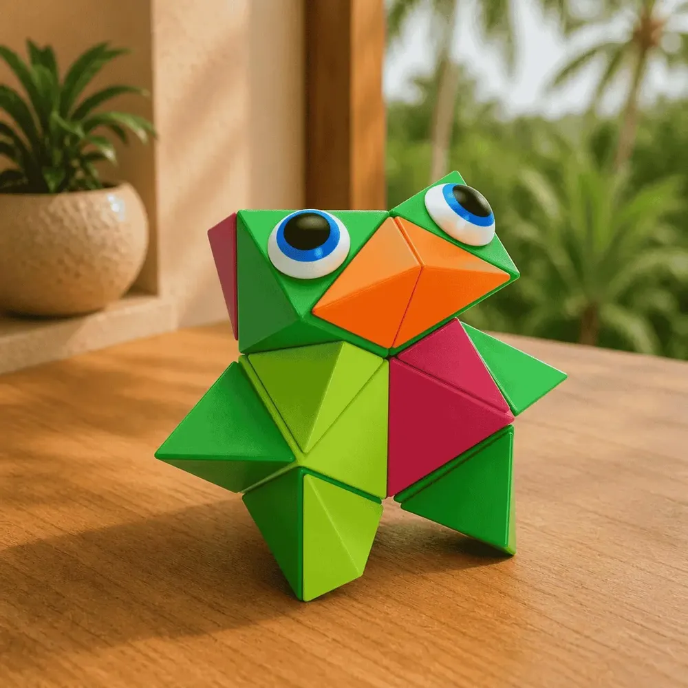 Jouets enfants - TRIDO Blocs Magnétiques "Jungle" – 24 pièces - TRIDO