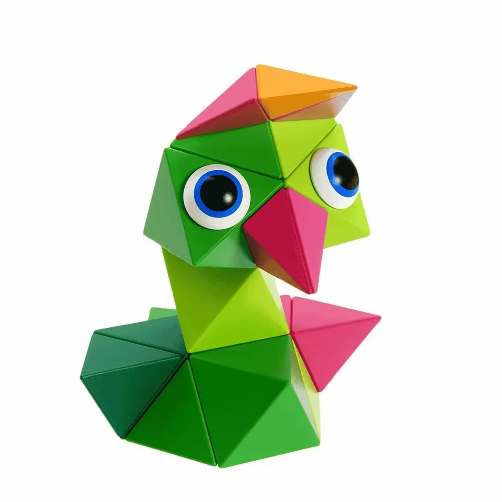 Jouets enfants - TRIDO Blocs Magnétiques "Jungle" – 24 pièces - TRIDO