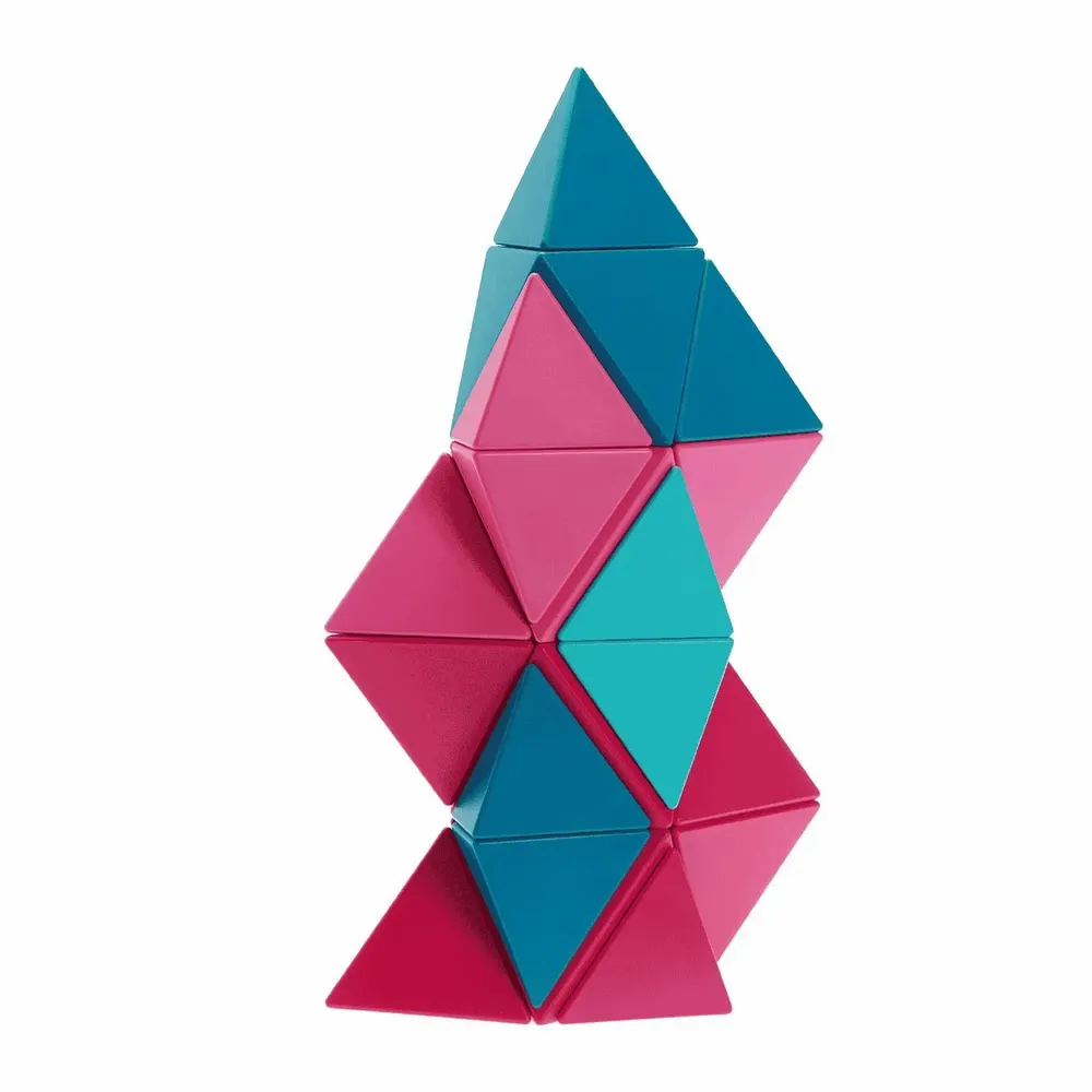 Toys - TRIDO Magnetic Blocks "Flamingo" – 24 Pieces - TRIDO