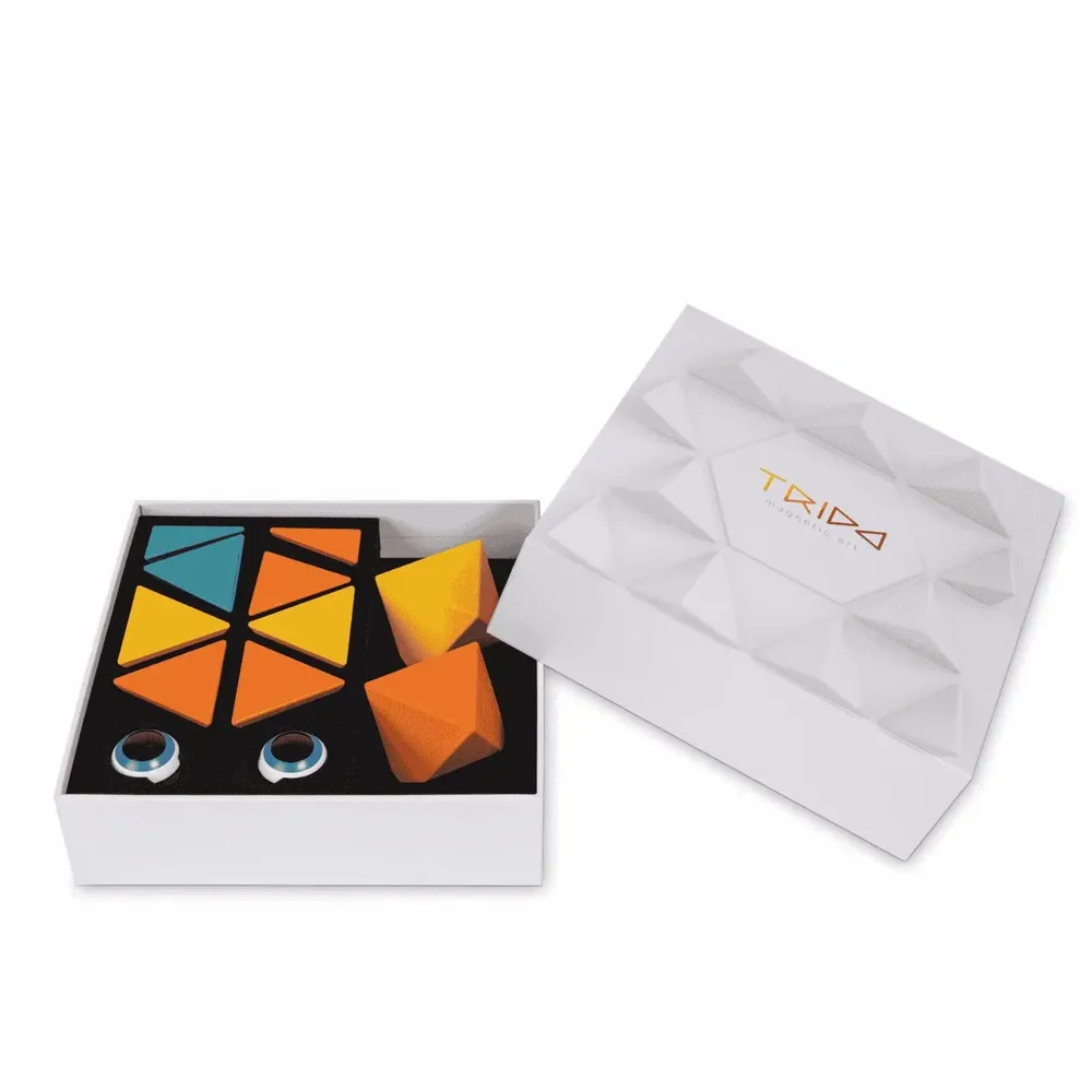 Toys - TRIDO Magnetic Blocks "Honey" – 12 Pieces - TRIDO