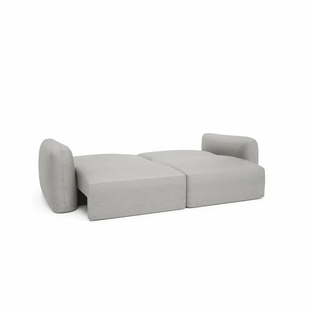 Sofas - 3-Seater Sofa Bed NORREBRO - Silver - CITY SOFA