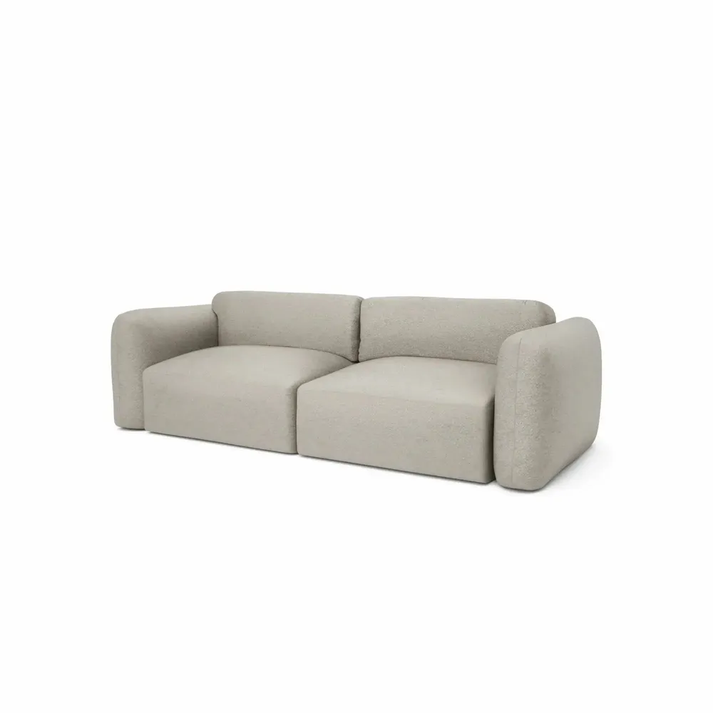 Sofas - 3-Seater Sofa Bed NORREBRO - Beige - CITY SOFA