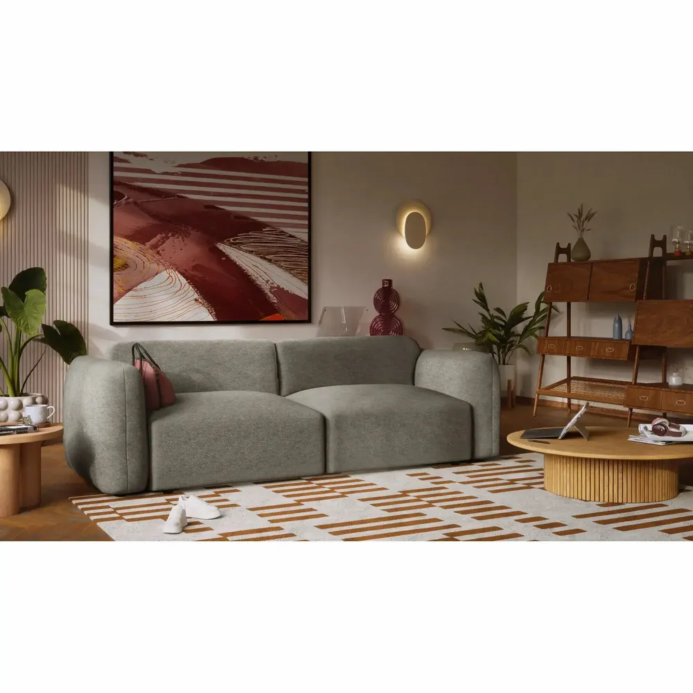 Sofas - 3-Seater Sofa Bed NORREBRO - Grey - CITY SOFA