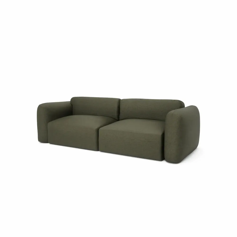 Lounge chairs - 3-Seater Sofa Bed NORREBRO - Green - CITY SOFA
