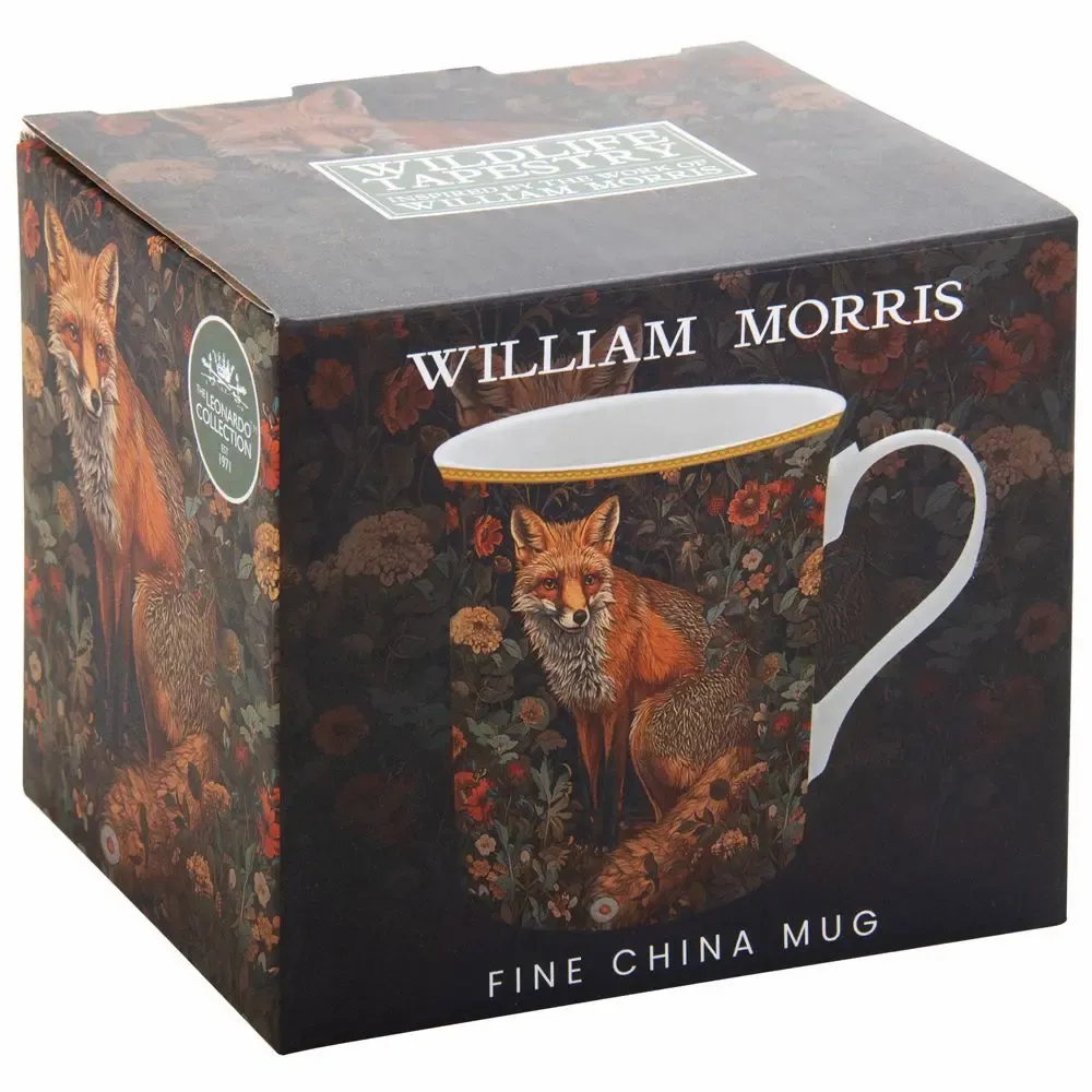 Mugs - Wild Life Renard Porcelain Mug — William Morris - MAISON ROYAL GARDEN