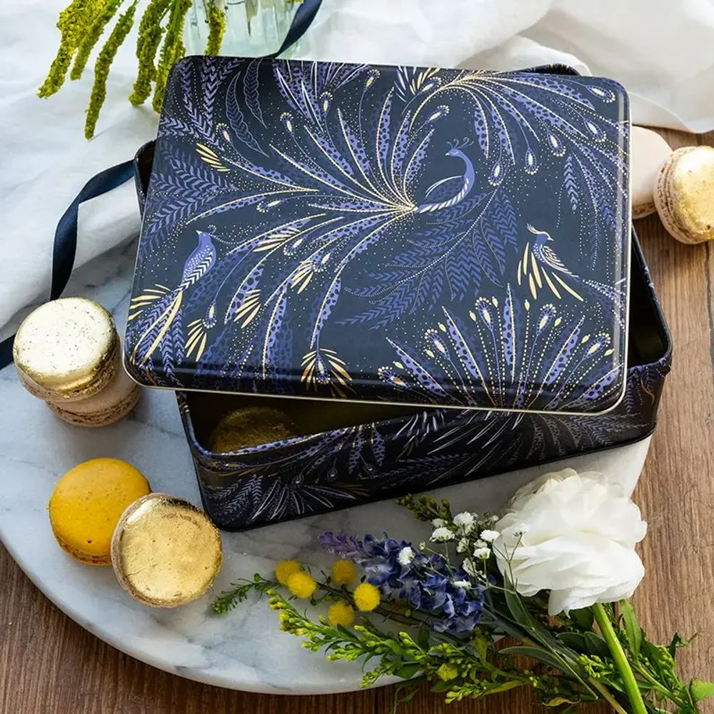 Decorative objects - Birthday Collection — Metal boxes illustrated by Sara Miller - MAISON ROYAL GARDEN