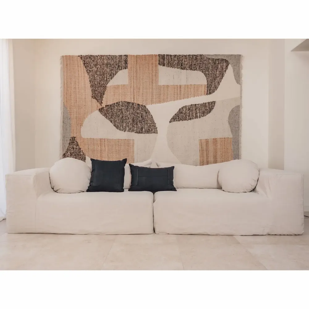 Sofas - FAMILY - 4-seater linen sofa 320 x 130 cm - BED AND PHILOSOPHY - ÂME PHILO