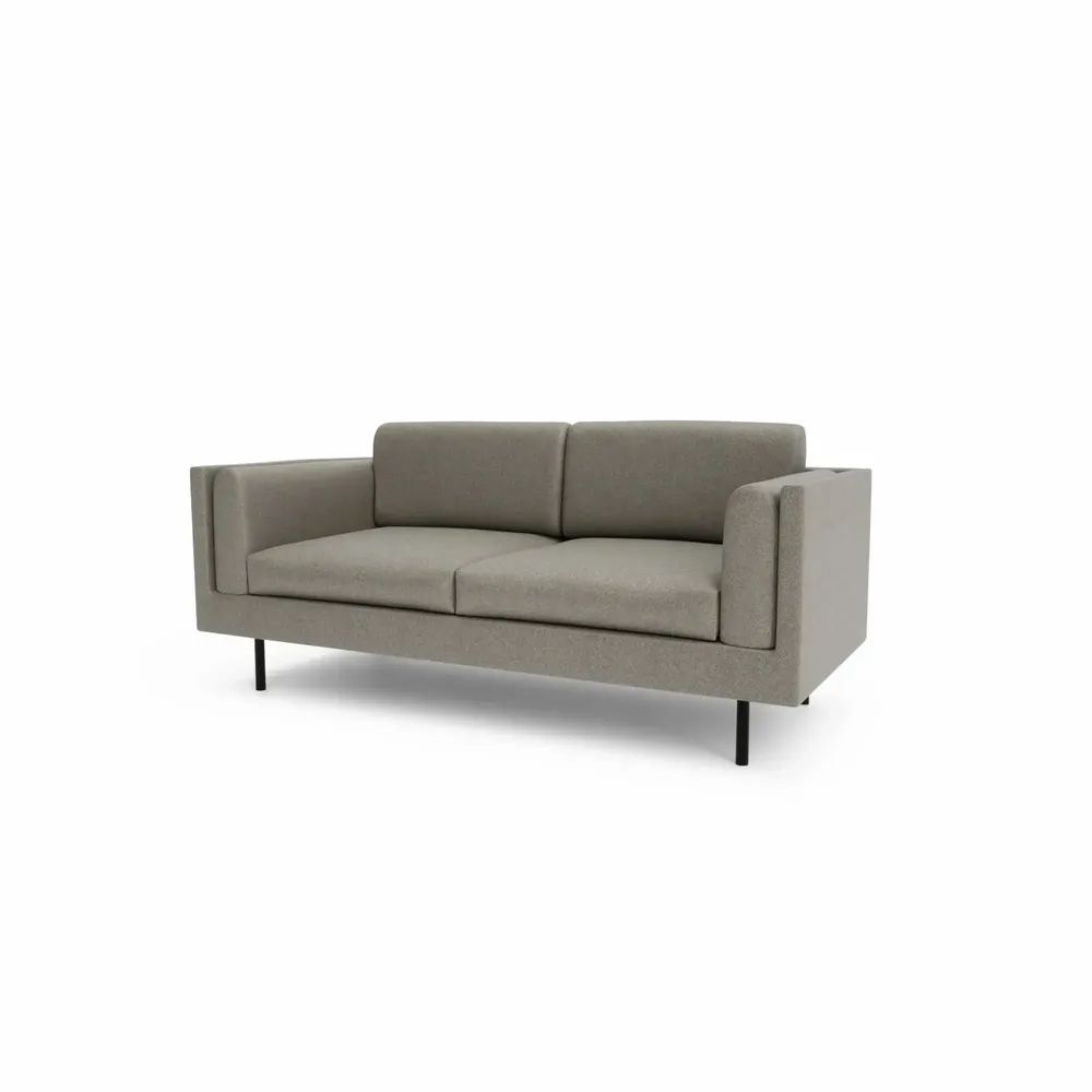 Sofas for hospitalities & contracts - 2-Seater Sofa CHELSEA - Taupe - CITY SOFA