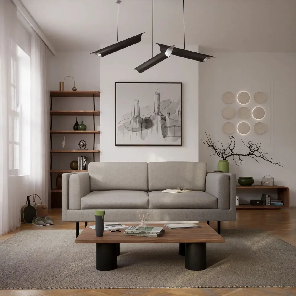 Sofas for hospitalities & contracts - 2-Seater Sofa CHELSEA - Taupe - CITY SOFA
