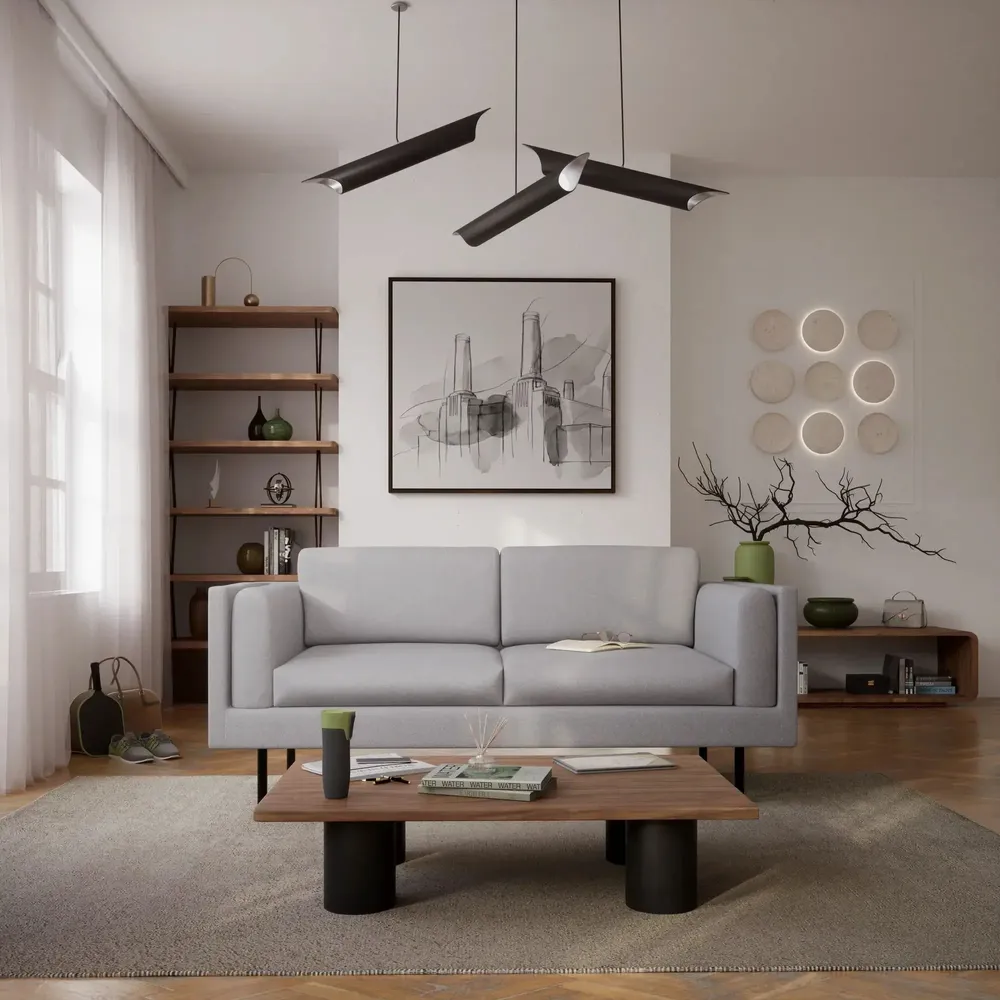 Canapés pour collectivités - Canapé 2 places CHELSEA - Argent - CITY SOFA