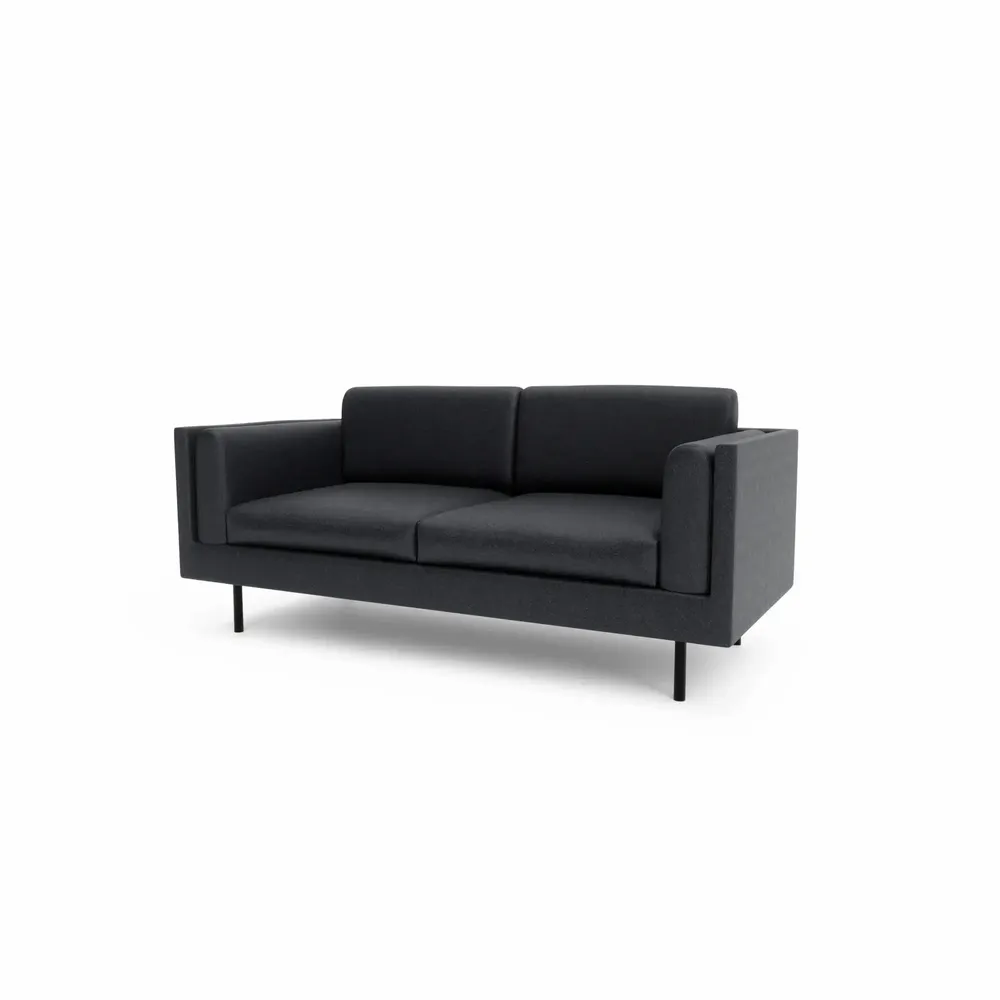 Sofas for hospitalities & contracts - 2-Seater Sofa CHELSEA - Grey - CITY SOFA