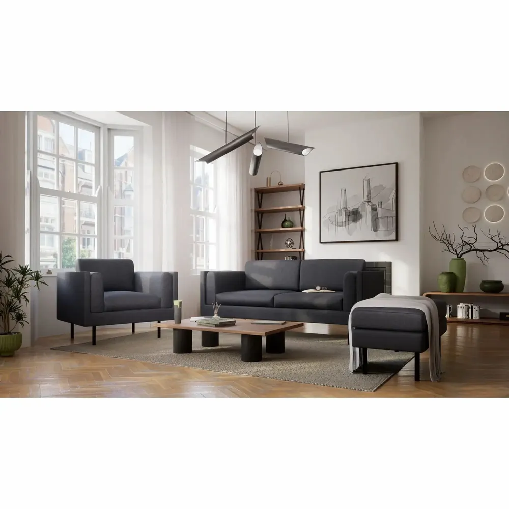 Sofas for hospitalities & contracts - 2-Seater Sofa CHELSEA - Grey - CITY SOFA