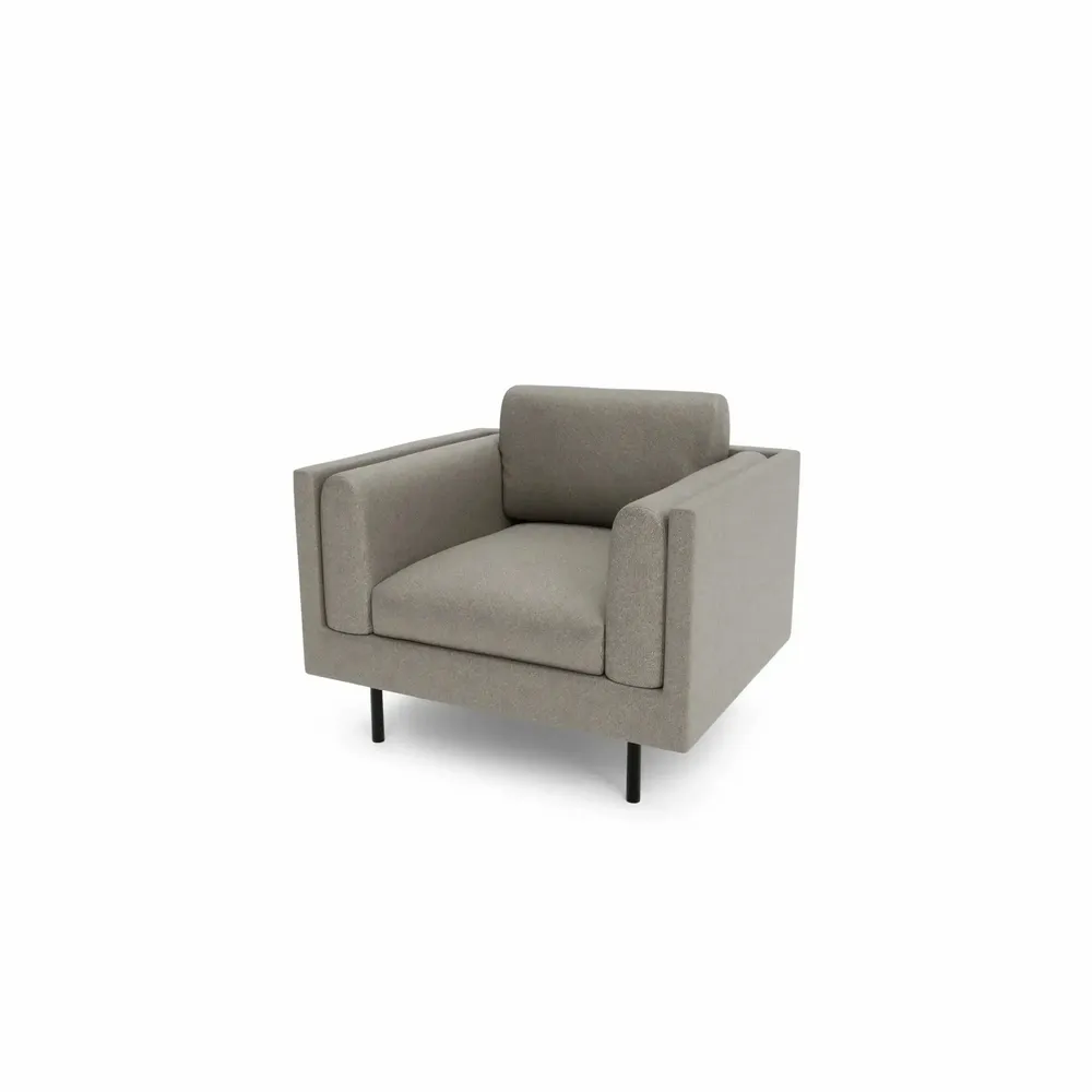 Fauteuils pour collectivités - Fauteuil CHELSEA - Taupe - CITY SOFA