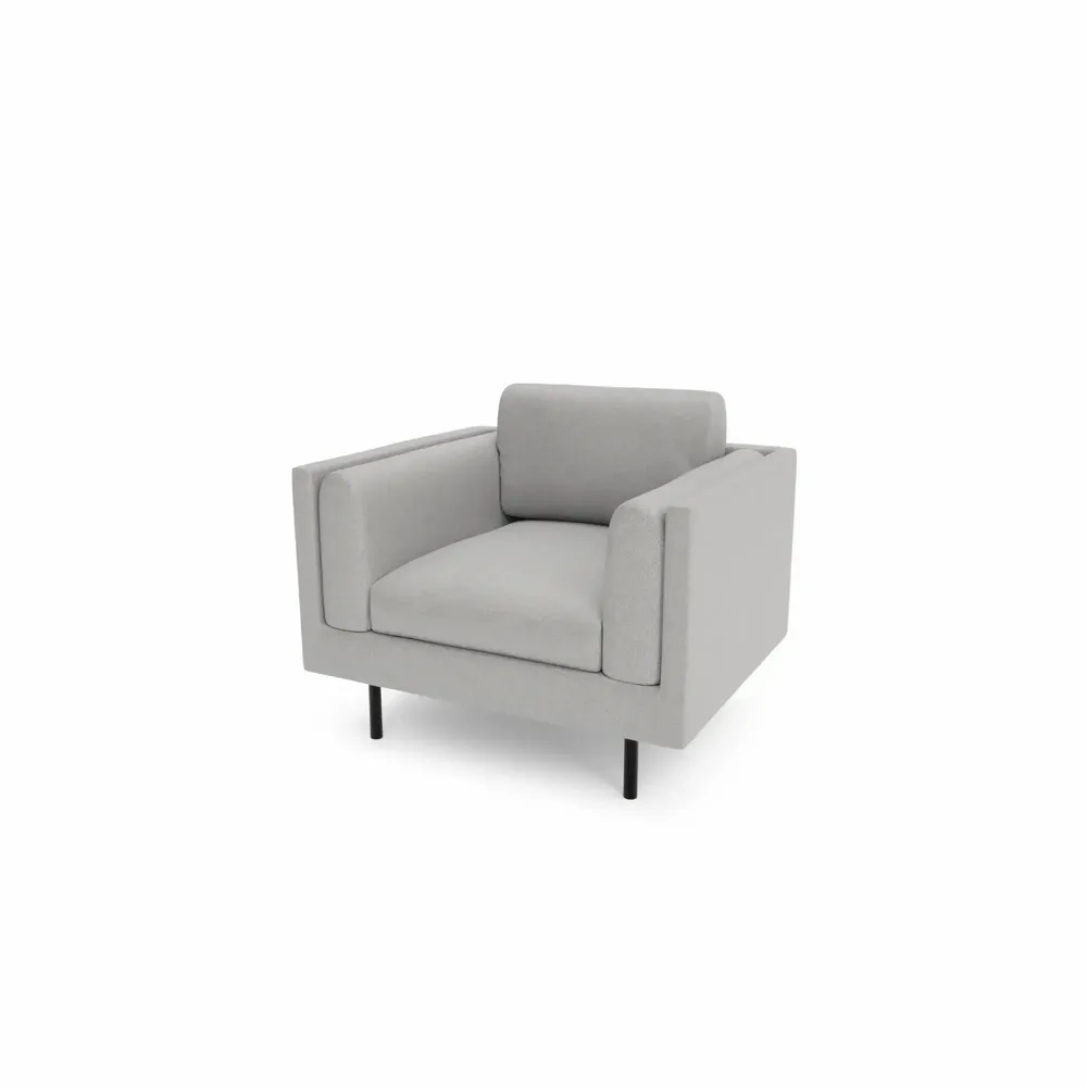 Lounge chairs for hospitalities & contracts - Armchair CHELSEA - Silver - CITY SOFA
