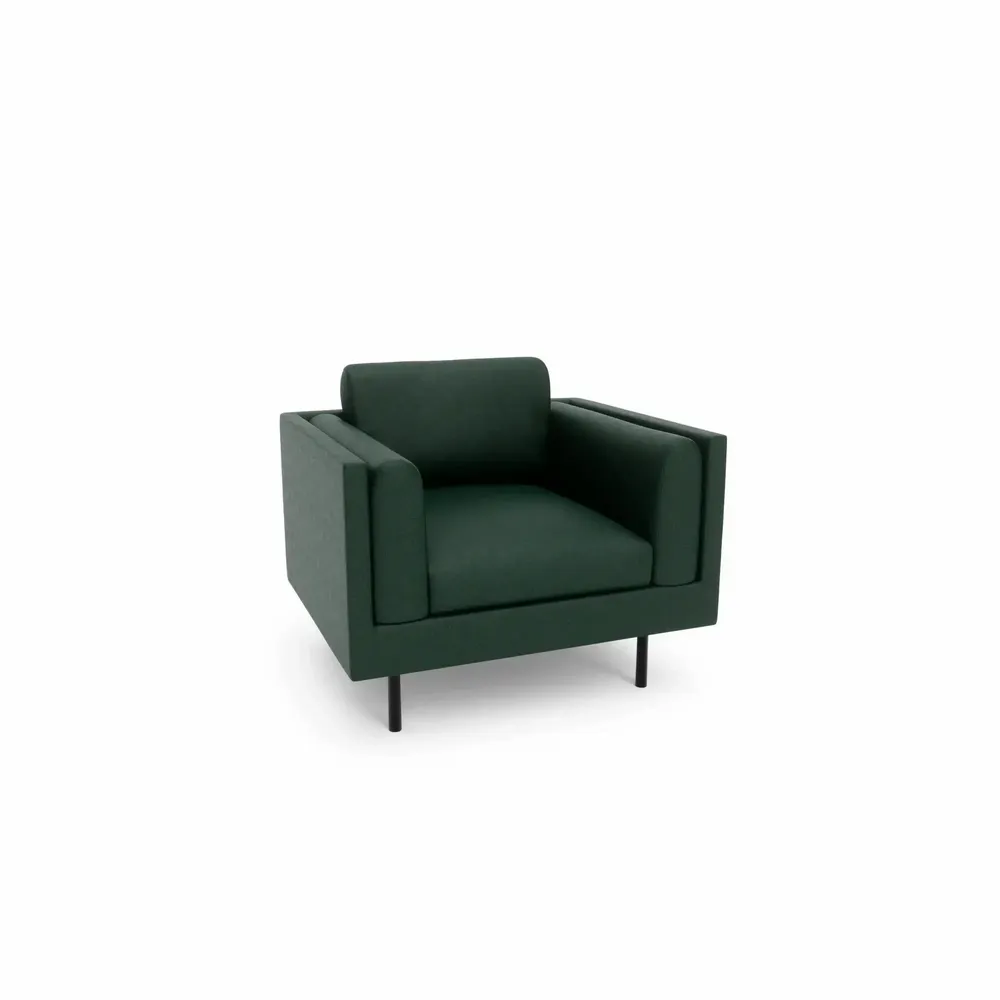 Lounge chairs for hospitalities & contracts - Armchair CHELSEA - Green - CITY SOFA