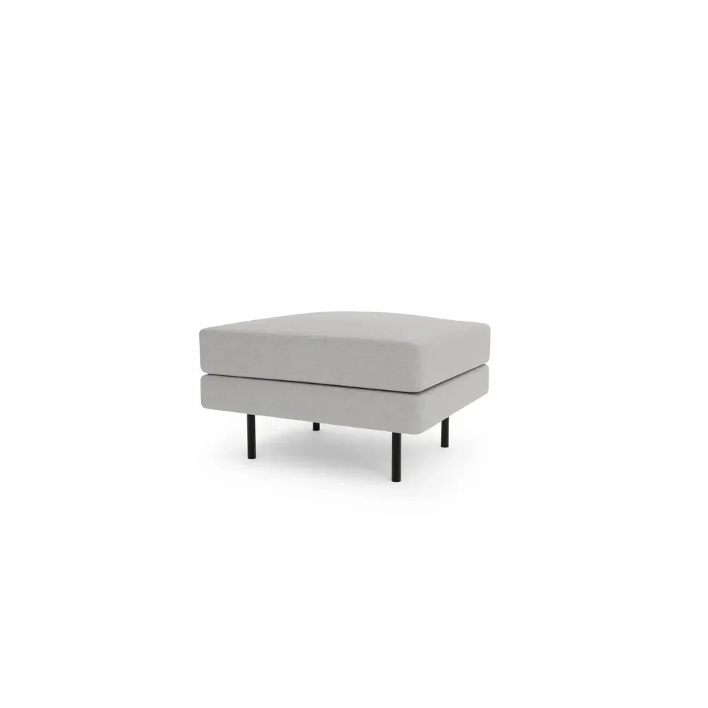 Canapés pour collectivités - Pouf CHELSEA - Argent - CITY SOFA