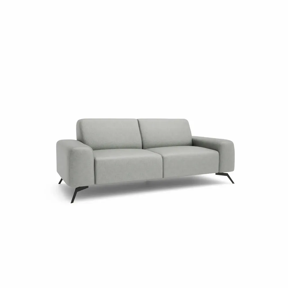 Sofas for hospitalities & contracts - 2-Seater Sofa SOHO - Silver - CITY SOFA