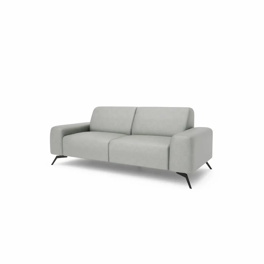 Sofas for hospitalities & contracts - 2-Seater Sofa SOHO - Silver - CITY SOFA