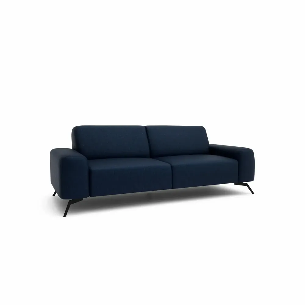 Sofas for hospitalities & contracts - 3-Seater Sofa SOHO - Deep Blue - CITY SOFA
