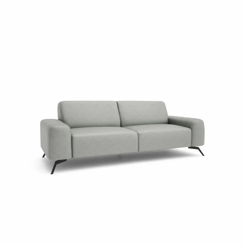 Sofas for hospitalities & contracts - 3-Seater Sofa SOHO - Silver - CITY SOFA