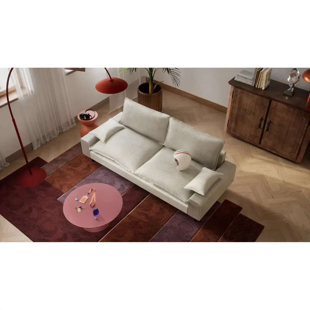 Sofas for hospitalities & contracts - 2-Seater Sofa AVENTINE - Cream - CITY SOFA