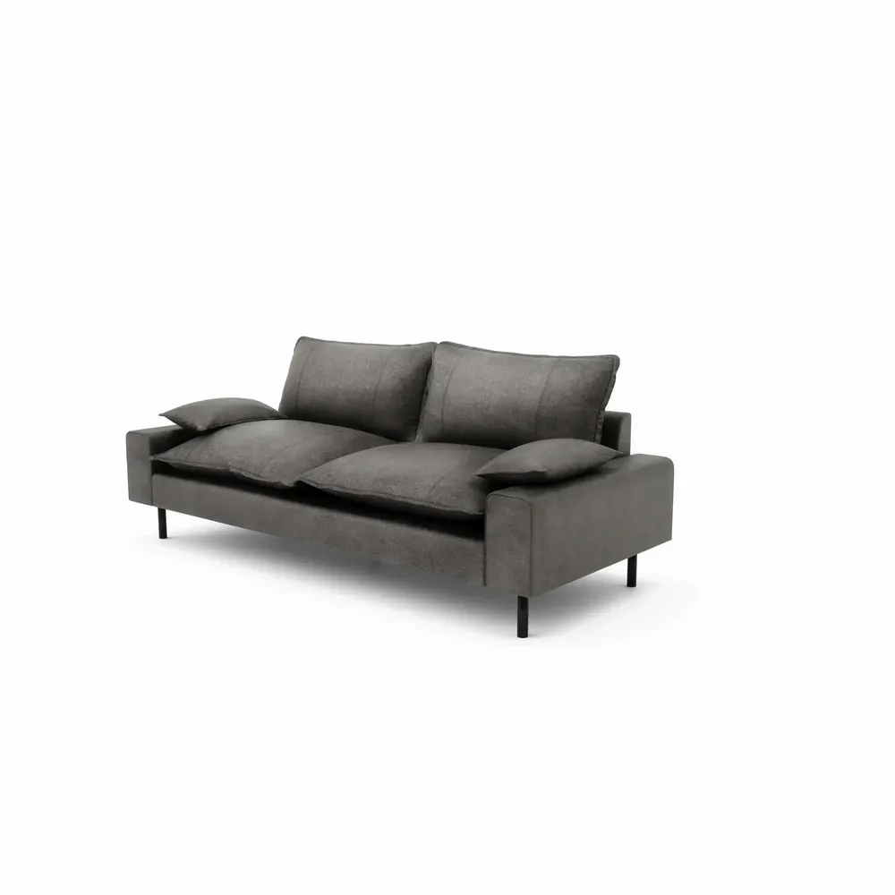 Sofas for hospitalities & contracts - 2-Seater Sofa AVENTINE - Graphite - CITY SOFA