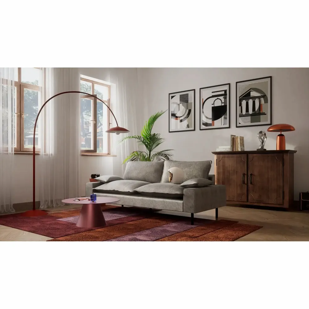 Sofas for hospitalities & contracts - 2-Seater Sofa AVENTINE - Light Grey - CITY SOFA