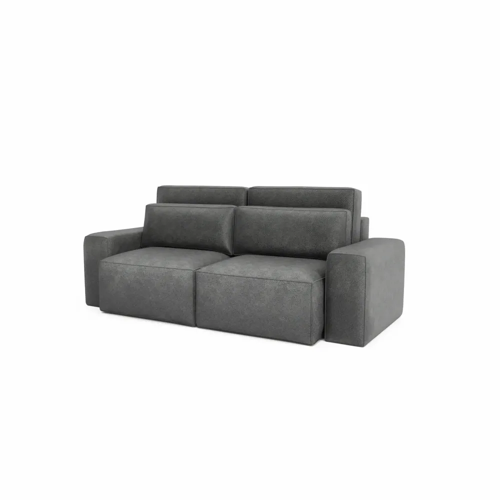Sofas for hospitalities & contracts - 3-Seater Sofa Bed JORDAAN - Grey - CITY SOFA