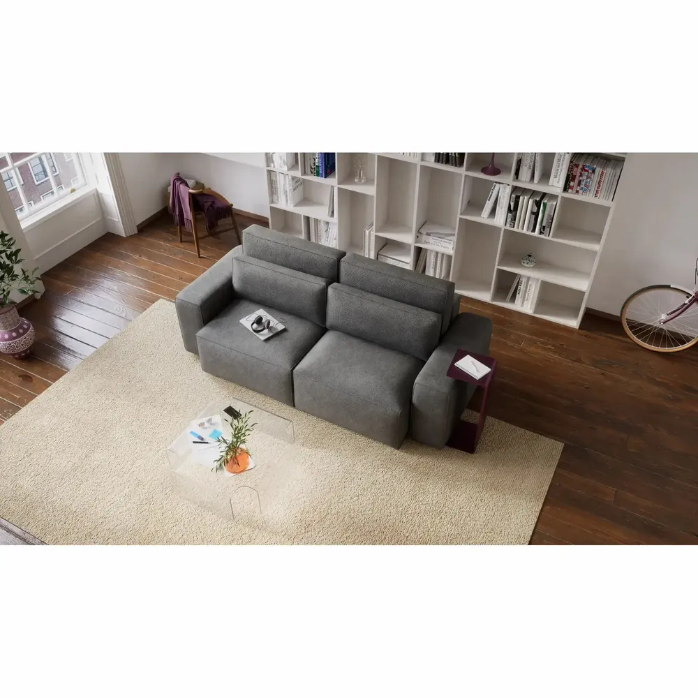 Sofas for hospitalities & contracts - 3-Seater Sofa Bed JORDAAN - Grey - CITY SOFA