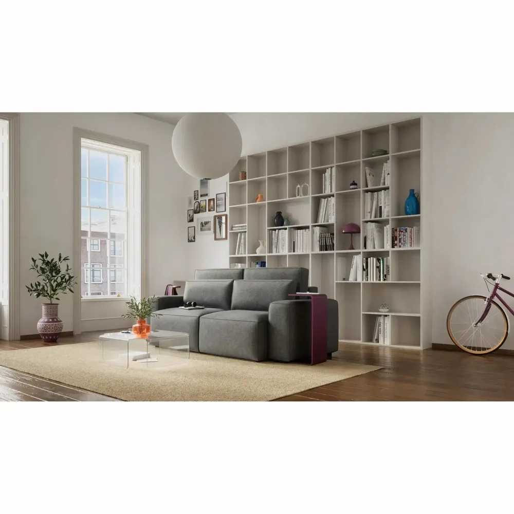 Sofas for hospitalities & contracts - 3-Seater Sofa Bed JORDAAN - Grey - CITY SOFA