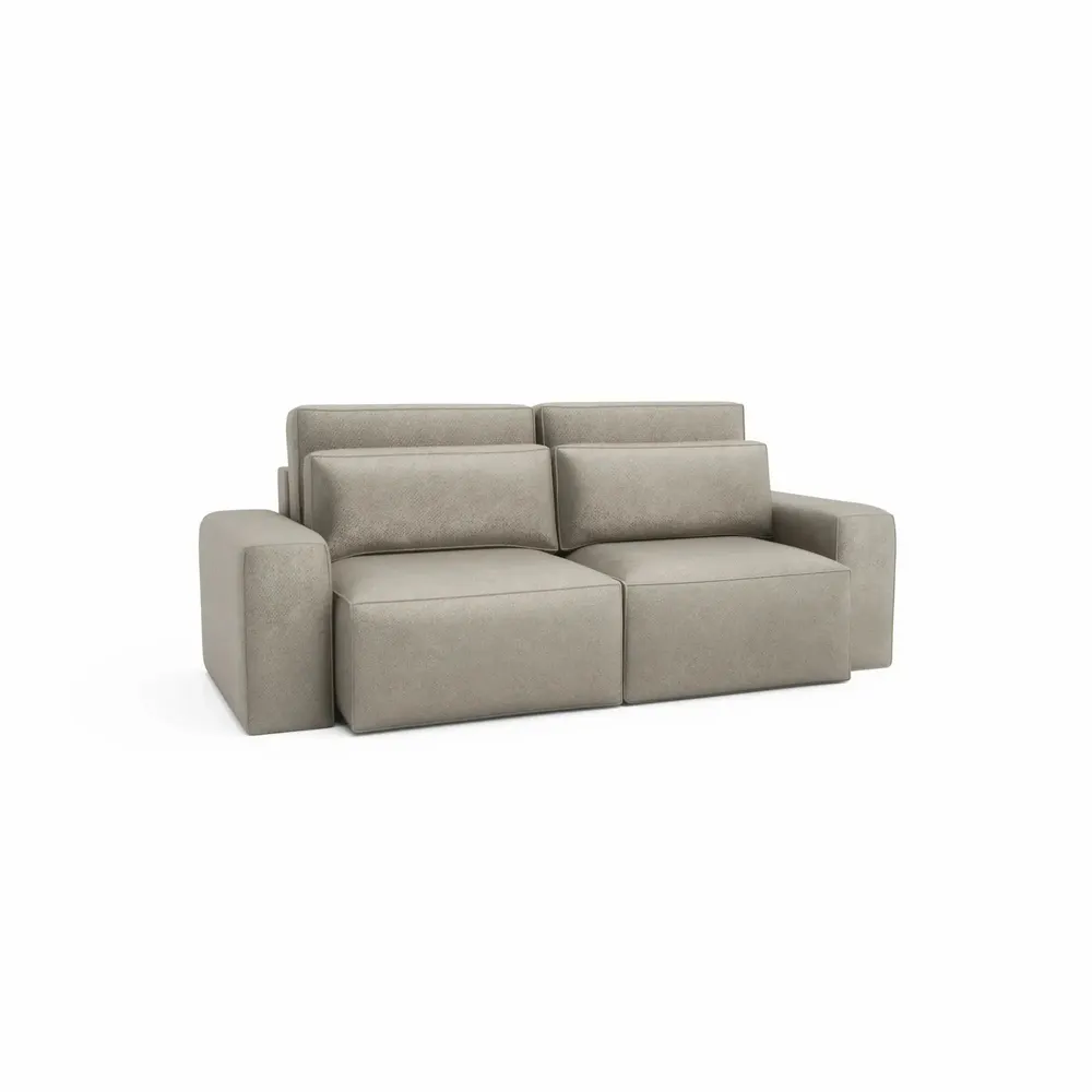 Sofas for hospitalities & contracts - 3-Seater Sofa Bed JORDAAN - Cream - CITY SOFA