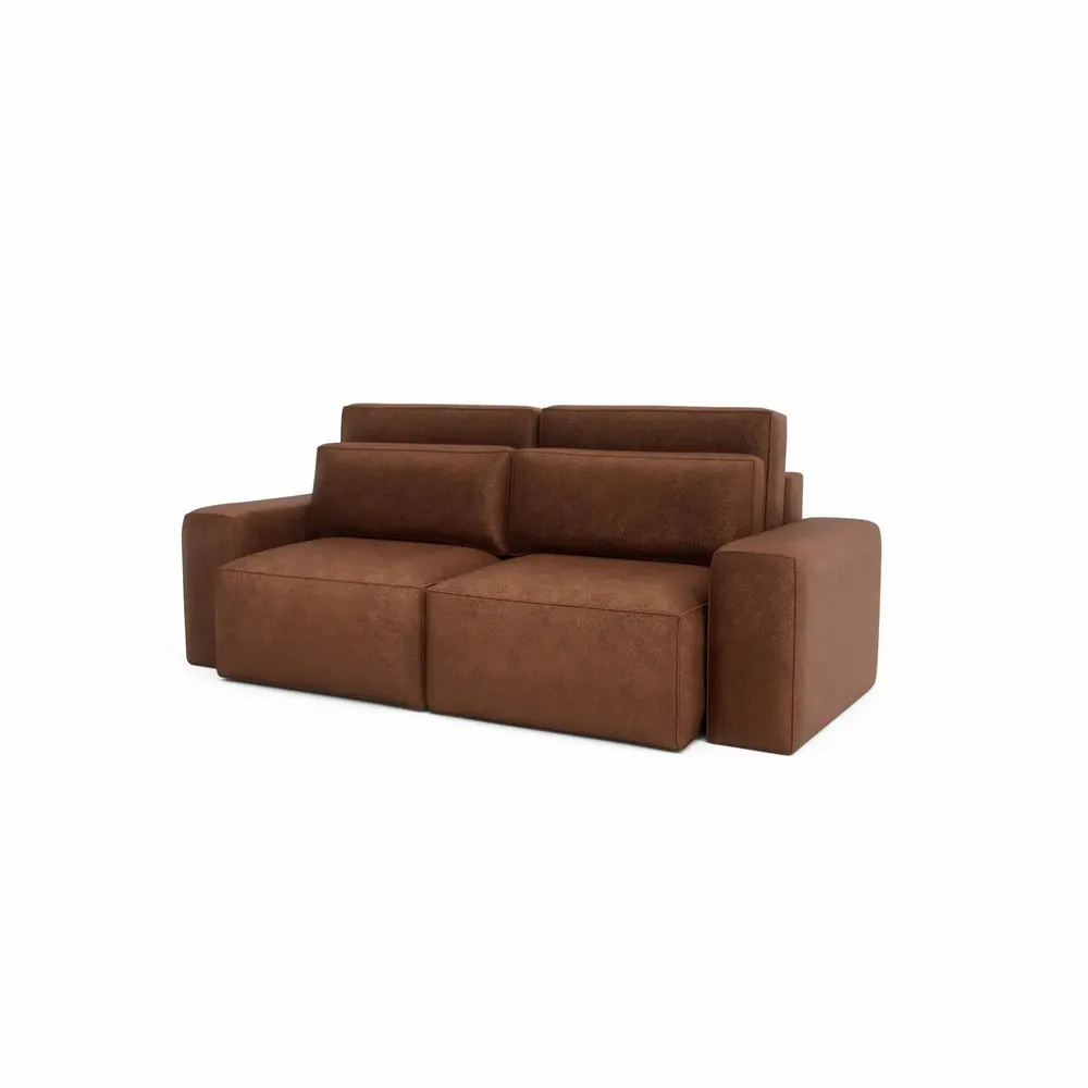 Sofas for hospitalities & contracts - 3-Seater Sofa Bed JORDAAN - Brick - CITY SOFA