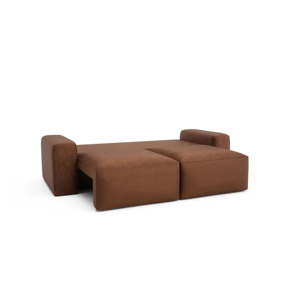 Sofas for hospitalities & contracts - 3-Seater Sofa Bed JORDAAN - Brick - CITY SOFA