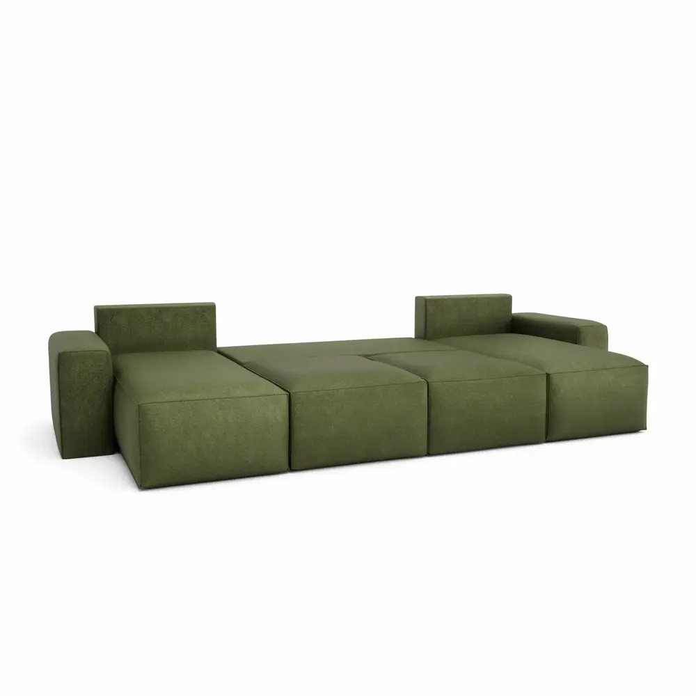 Sofas for hospitalities & contracts - Corner Sofa Bed JORDAAN - U shape - Khaki - CITY SOFA