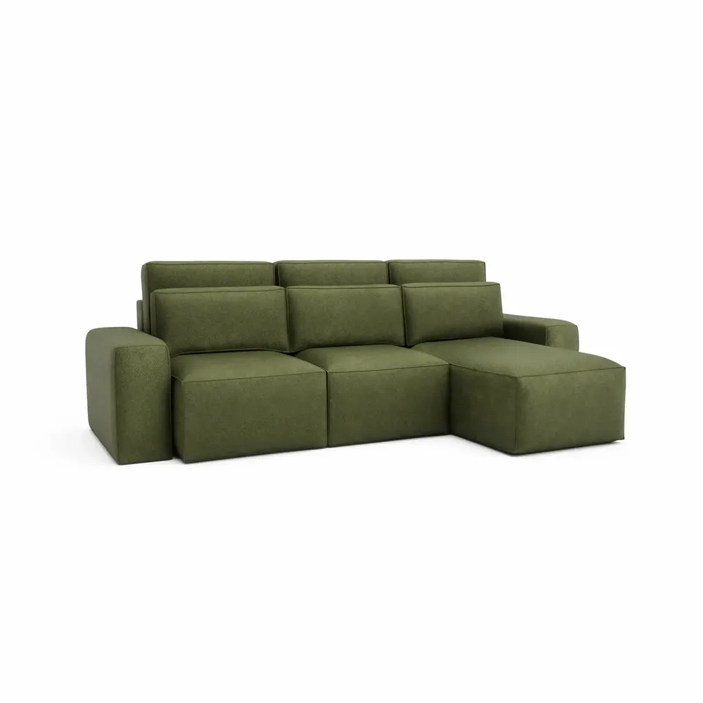 Sofas for hospitalities & contracts - Universal Corner Sofa Bed JORDAAN - Khaki - CITY SOFA