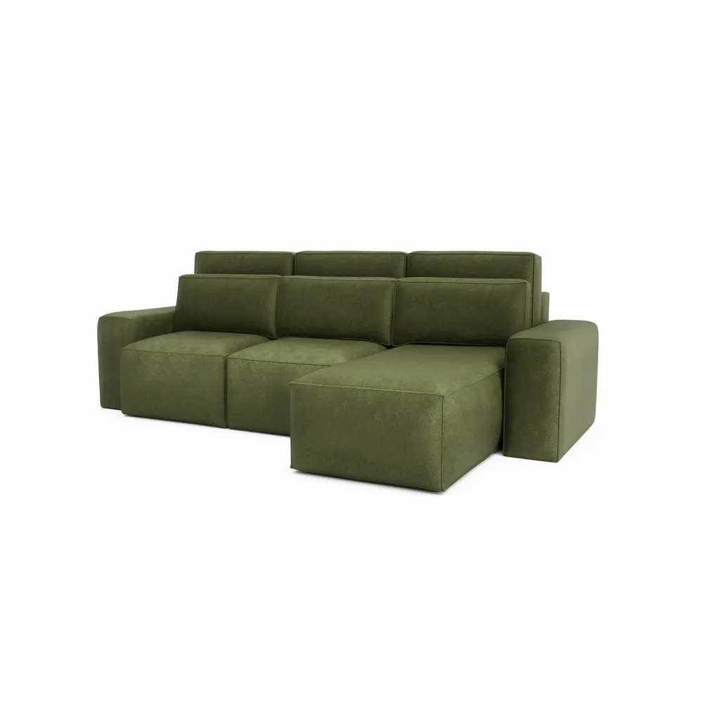 Sofas for hospitalities & contracts - Universal Corner Sofa Bed JORDAAN - Khaki - CITY SOFA