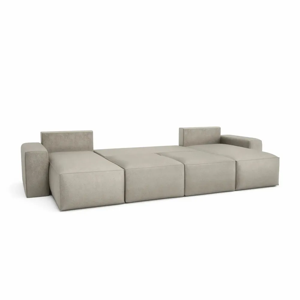 Sofas for hospitalities & contracts - Corner Sofa Bed JORDAAN - U shape - Cream - CITY SOFA