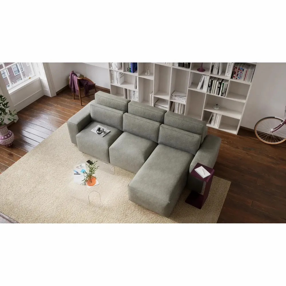Sofas for hospitalities & contracts - Universal Corner Sofa Bed JORDAAN - Ash - CITY SOFA