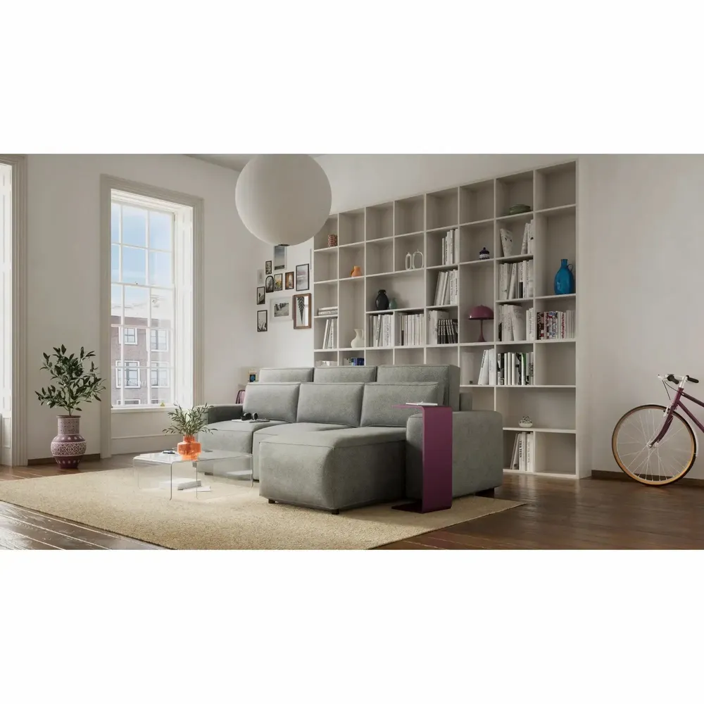 Sofas for hospitalities & contracts - Universal Corner Sofa Bed JORDAAN - Ash - CITY SOFA