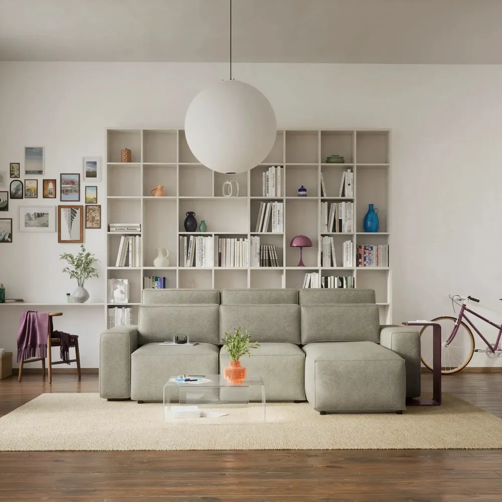 Sofas for hospitalities & contracts - Universal Corner Sofa Bed JORDAAN - Cream - CITY SOFA